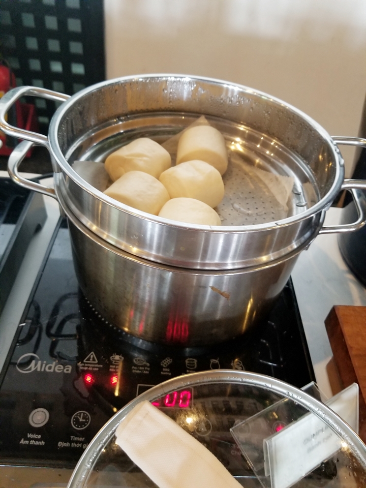 肉まんの皮のような・・・ふっくらしてましたが、味は特になかったです