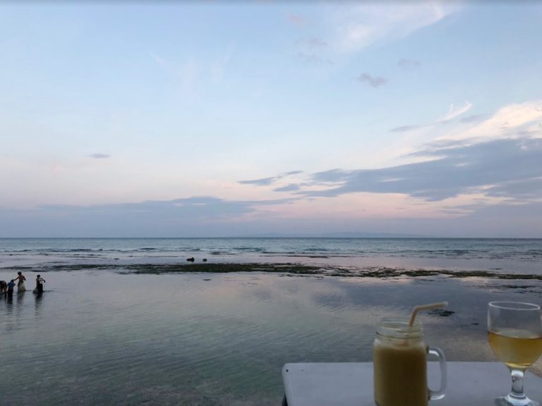 ブランコから見た景色