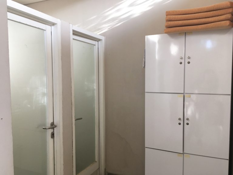 更衣室とロッカー