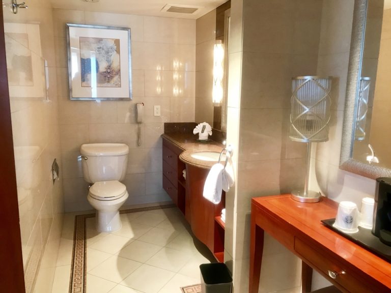 入って左側 ゲスト用バスルーム