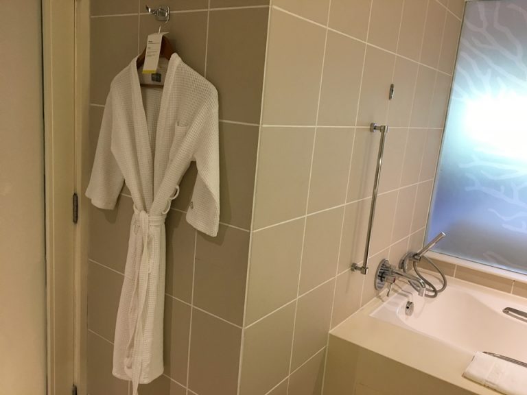 入口からバスルームに入ったところ