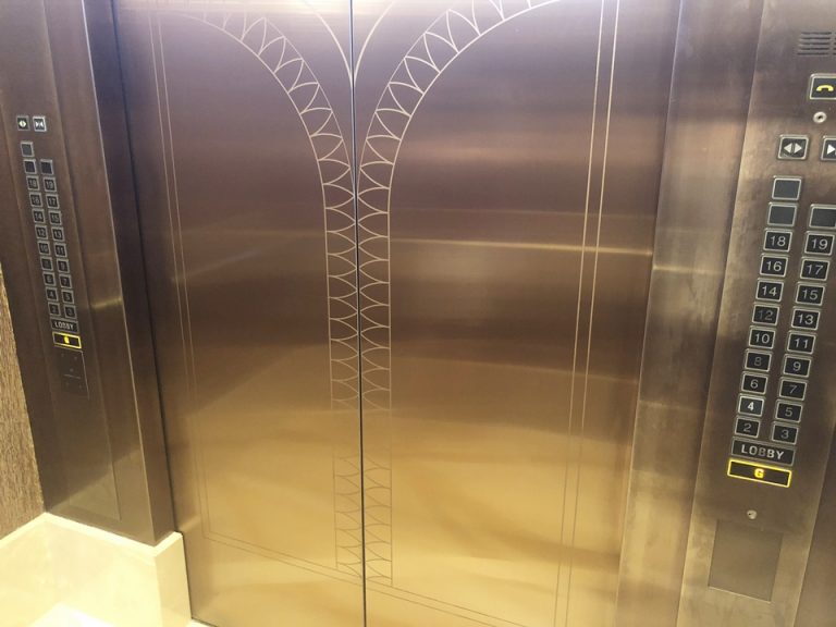 エレベーター回数ボタン