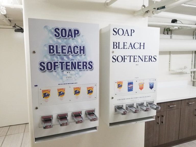コインランドリーで売られている洗剤