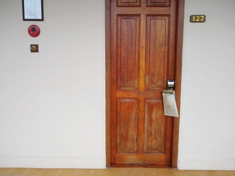 客室入口ドア外側