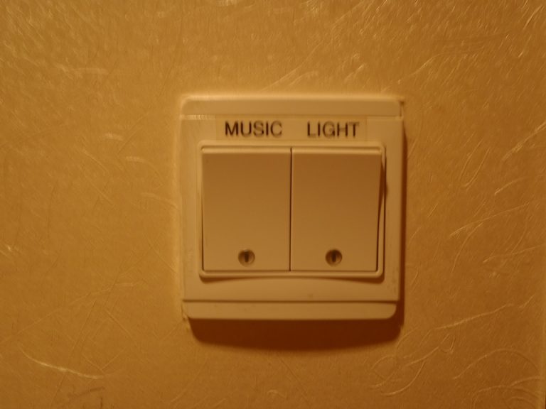 洗面所前スイッチ