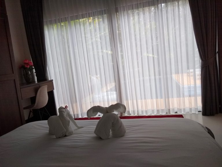 サブベッドルームベッドからの眺め