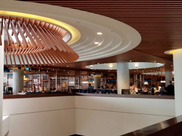 朝食エリアの風景