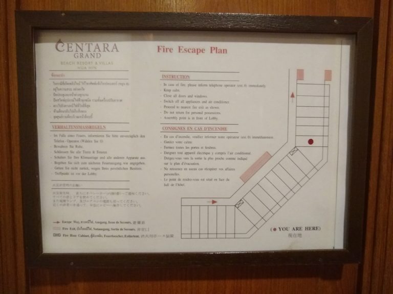 火災時避難ルート