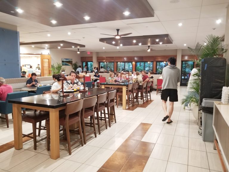 入口側から席を見た様子