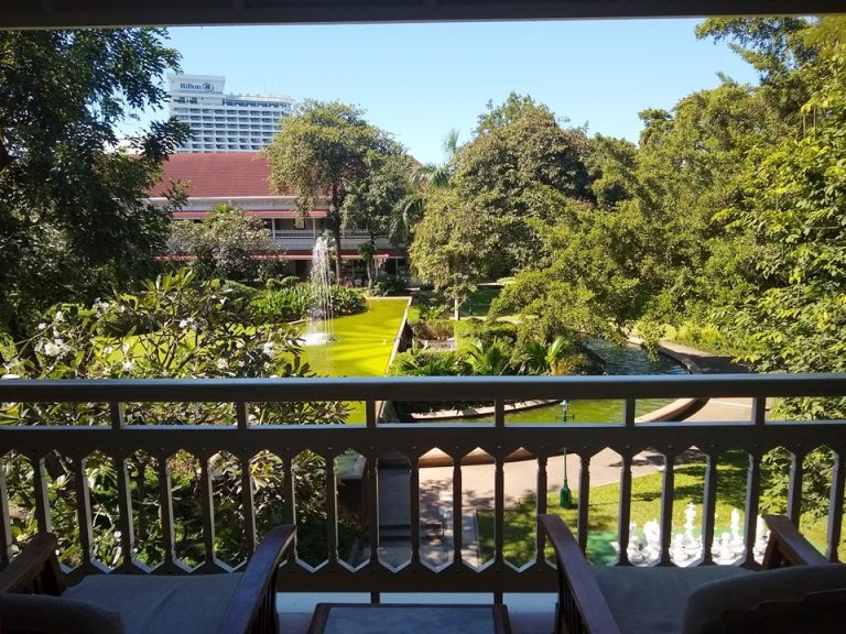 バルコニーからの眺め