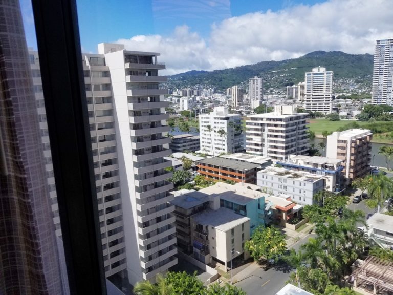 窓から見た景色