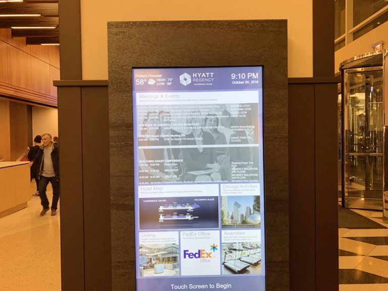 一階ロビータッチパネル案内図