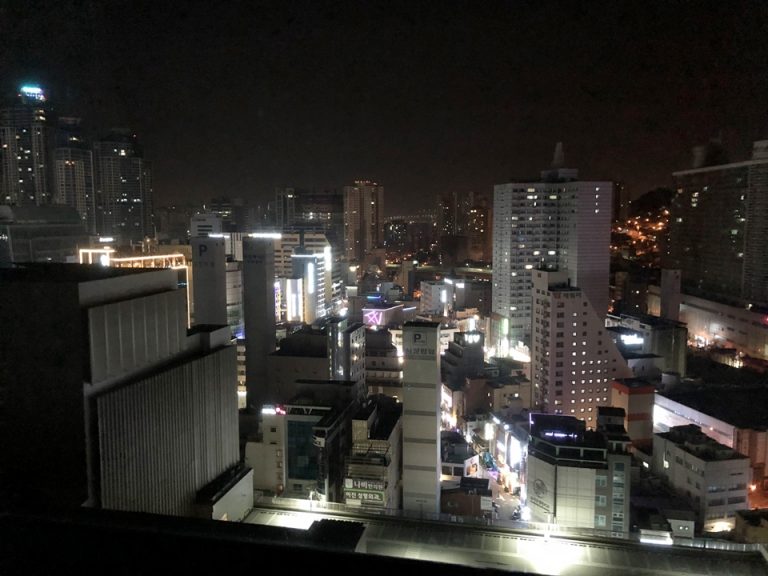 部屋からの夜景