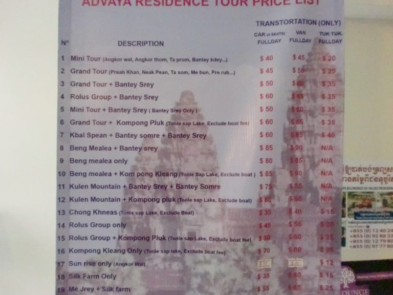 各種遺跡ツアー