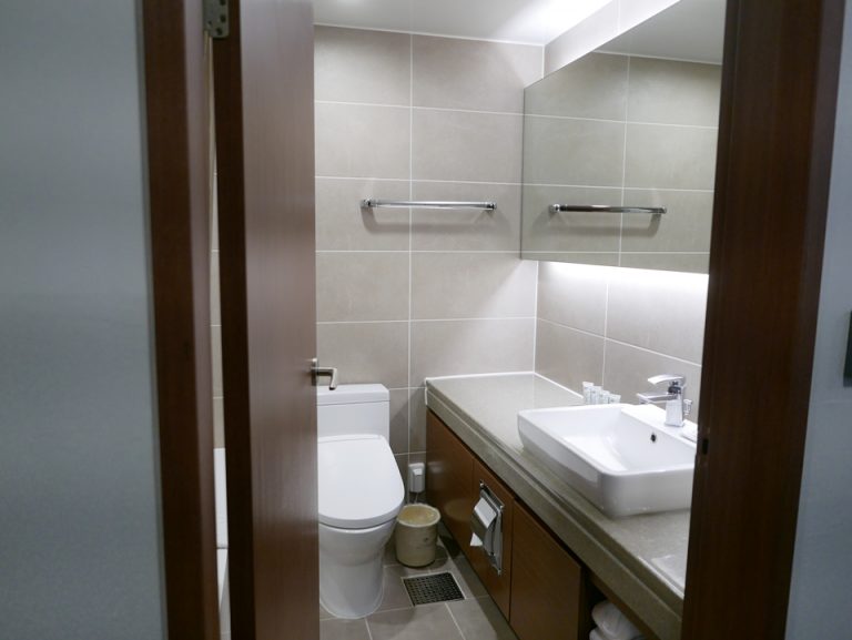 バスルーム入り口から全景