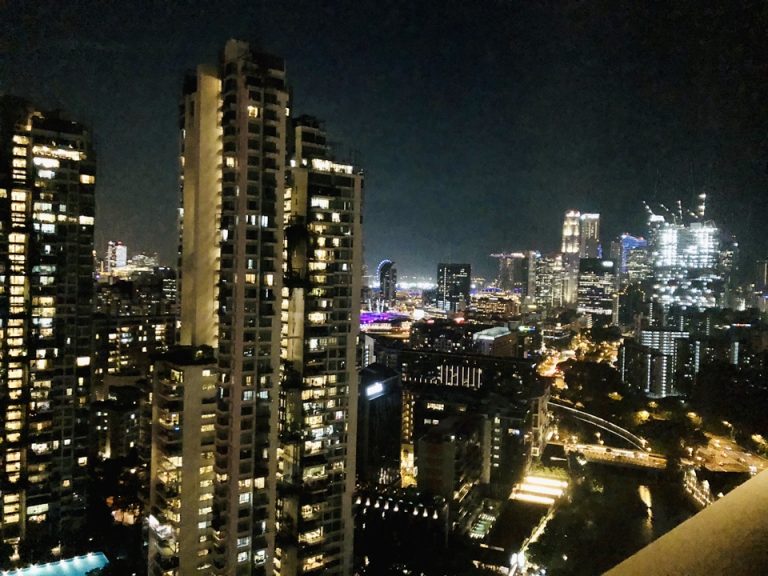 部屋からの眺望夜