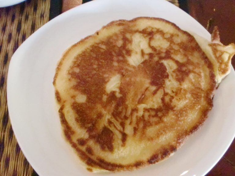 朝食パンケーキ