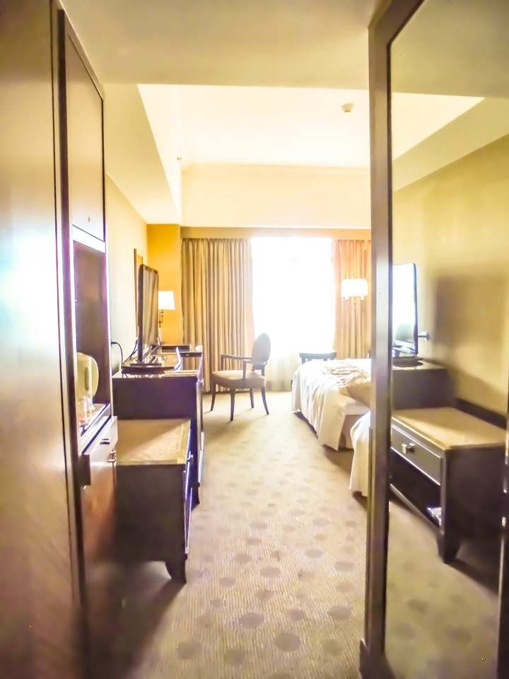 客室のドアを開けてすぐの光景