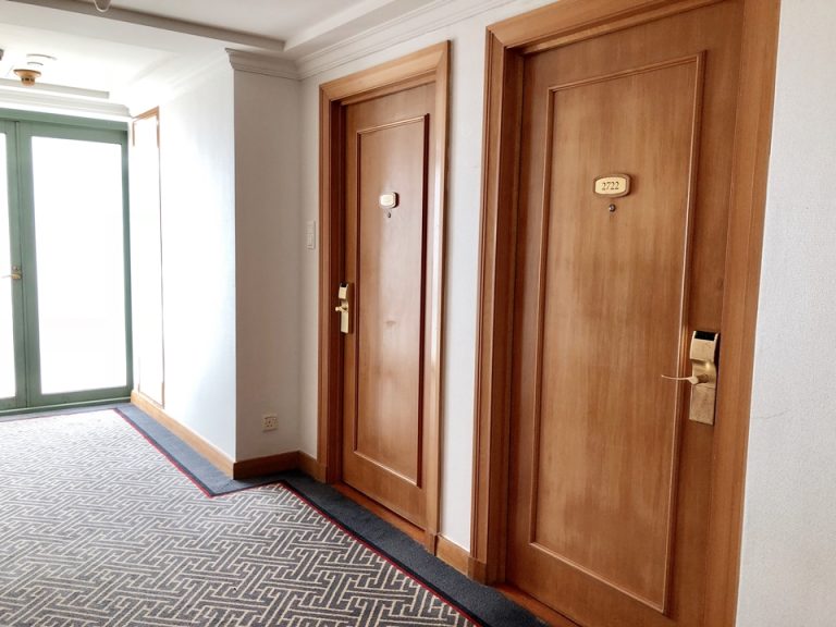 客室入り口付近廊下