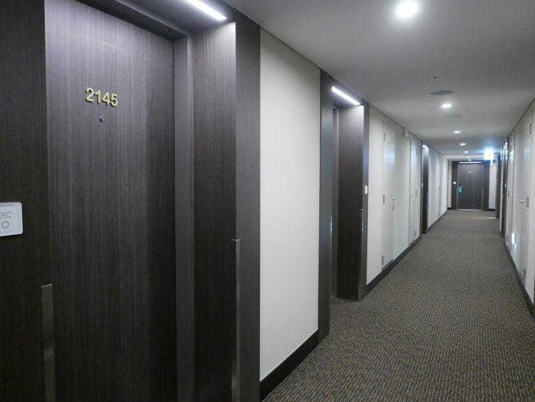 客室入り口付近廊下