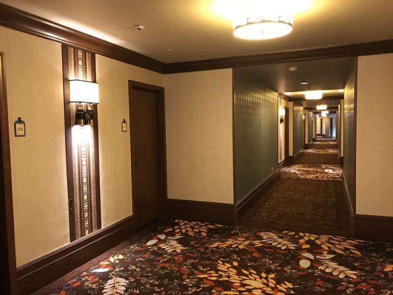 客室入り口付近廊下