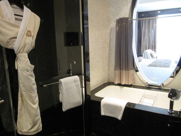 バスルーム全景(バスタブとシャワールーム側)