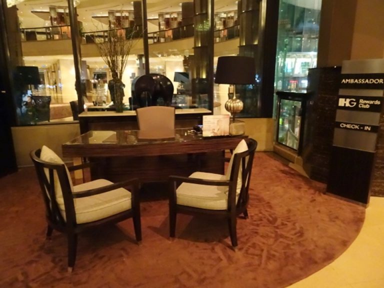 IHG会員専用チェックインカウンター