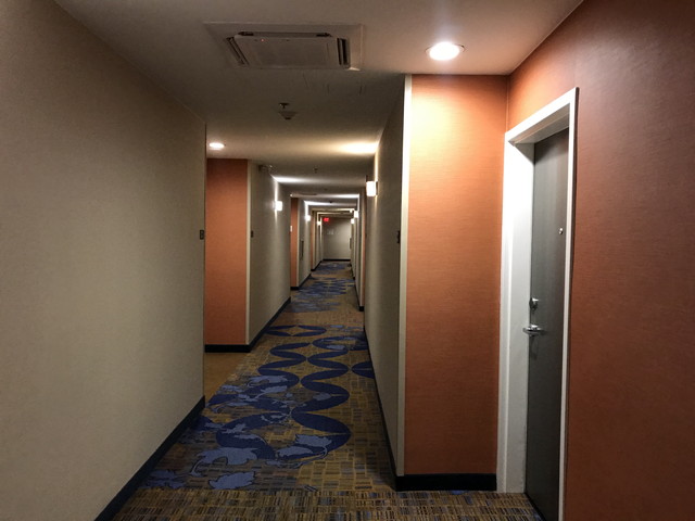 客室付近廊下