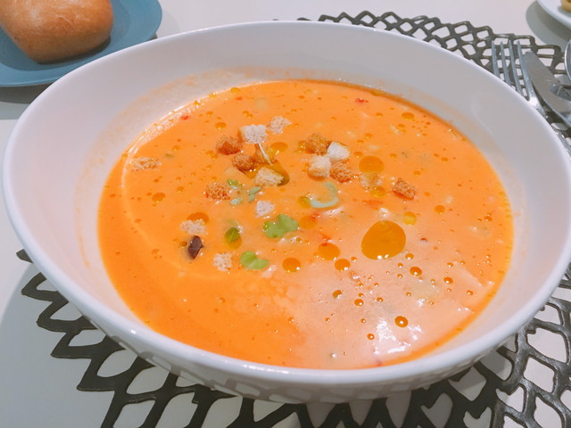 夕飯 冷製スープ