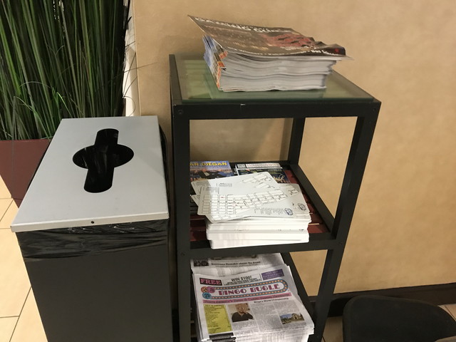 フロントに設置してあるガイドブック