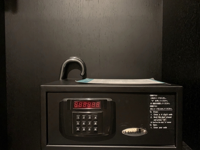 セーフティーボックス閉じた状態