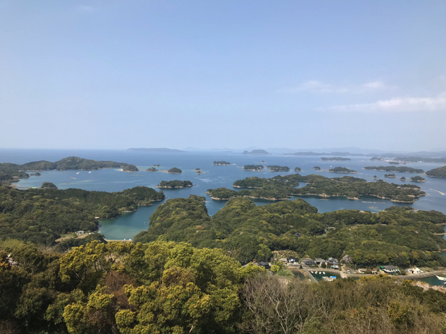 展海峰 九十九島の絶景