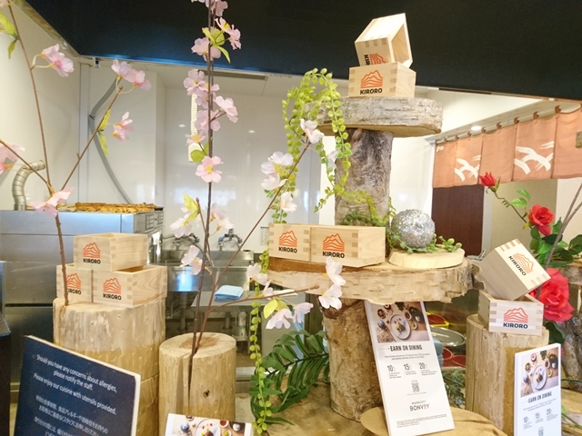 朝食レストラン入口のオブジェ