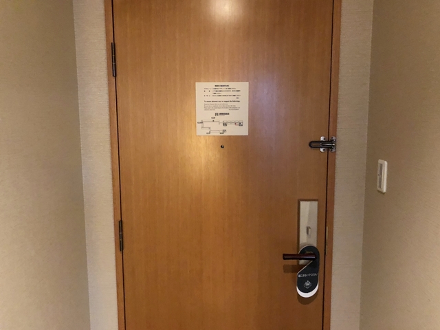 客室入り口内観ドア