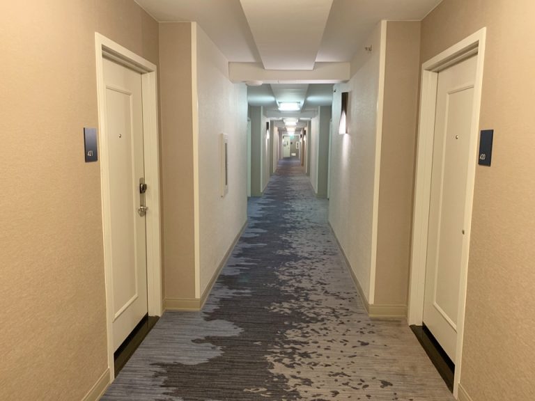 客室階廊下全体