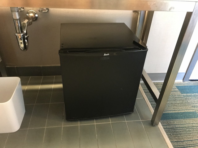 シンクのしたに冷蔵庫