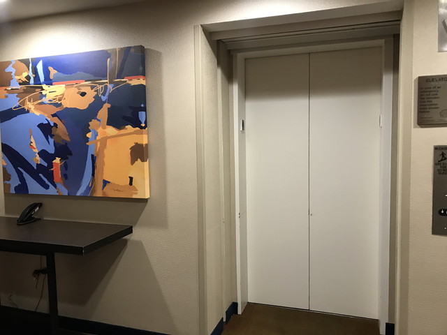 宿泊階エレベーター