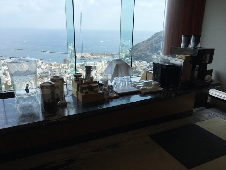 リラックスラウンジ、ドリンクコーナー