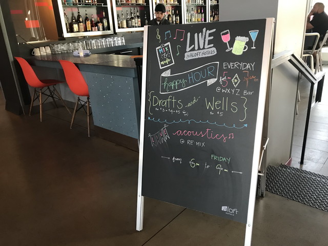 レストランボードハッピーアワー