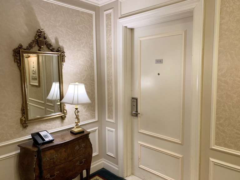 客室入口付近廊下