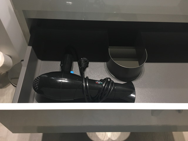 客室 バス 洗面台 ドライヤー