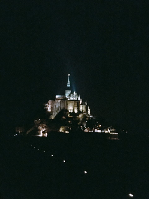モンサンミッシェル夜景