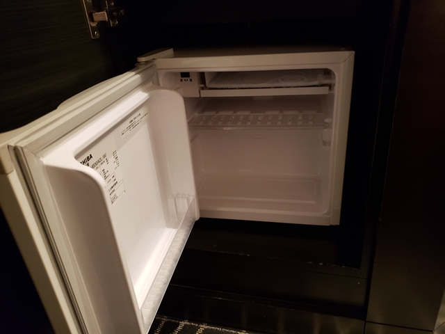 冷蔵庫を開けたところです