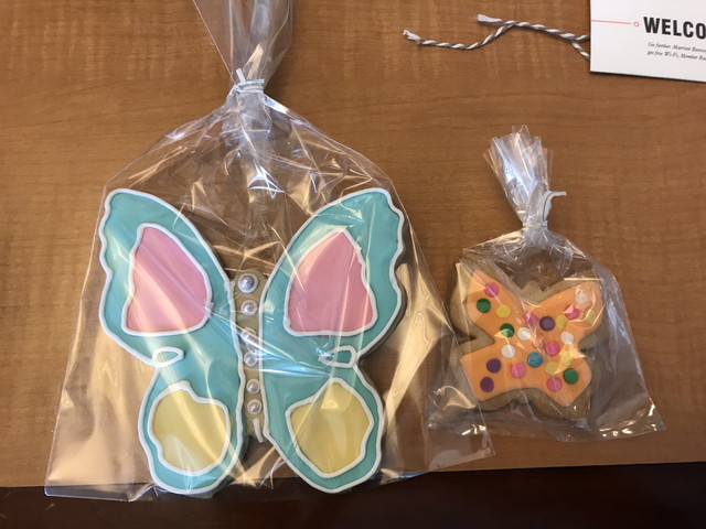 とてもカラフルでかわいいドネーションクッキー