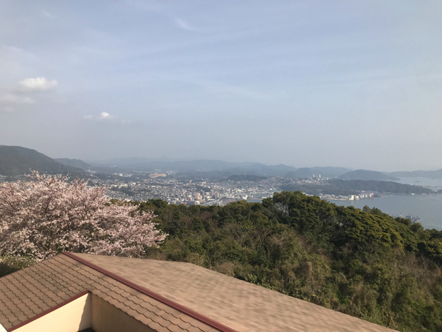 客室テラスからの眺め