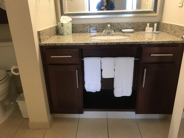 バスルーム内洗面台