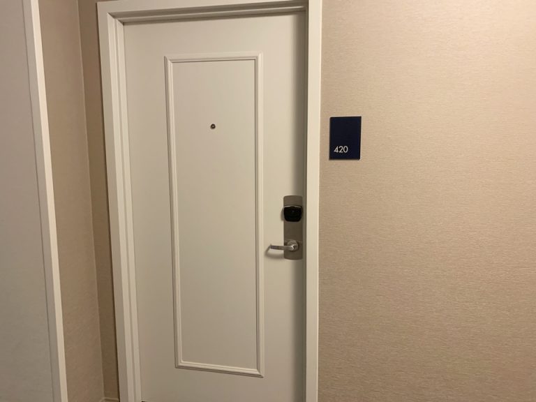 客室入口ドア外観