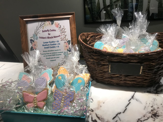 フロントに設置してあるドネーション用のクッキー