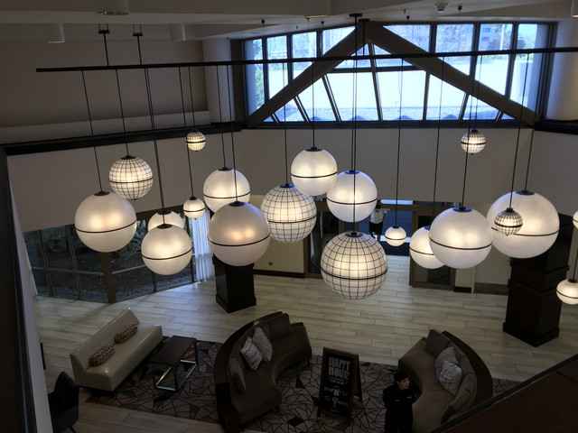 エントランス二階から撮影