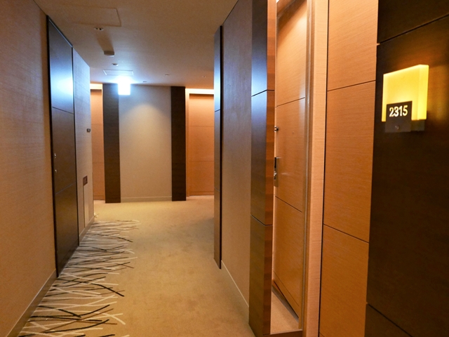 客室入り口付近廊下